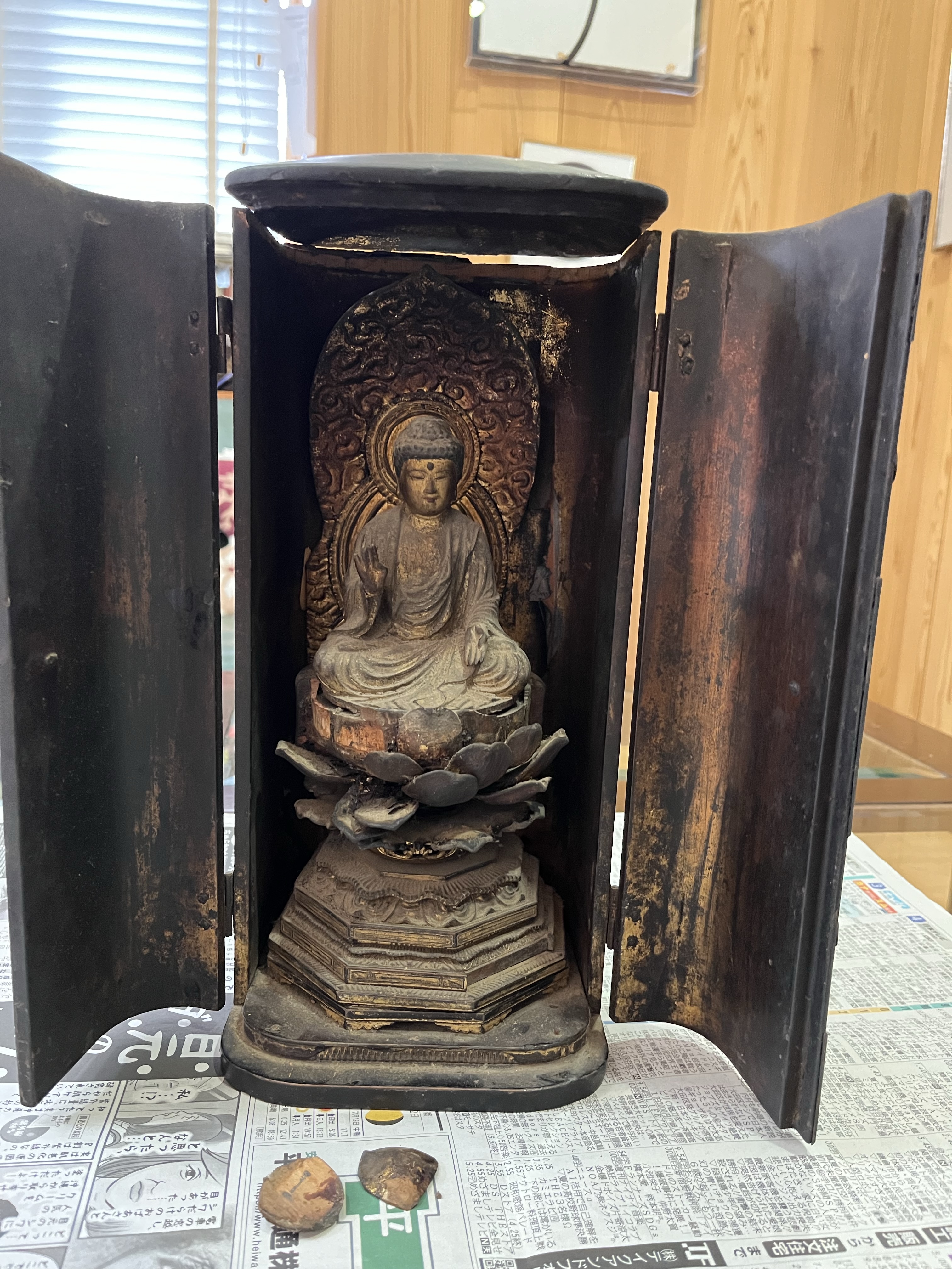 神奈川県足柄郡 仏像・厨子修理 - 仏壇工房