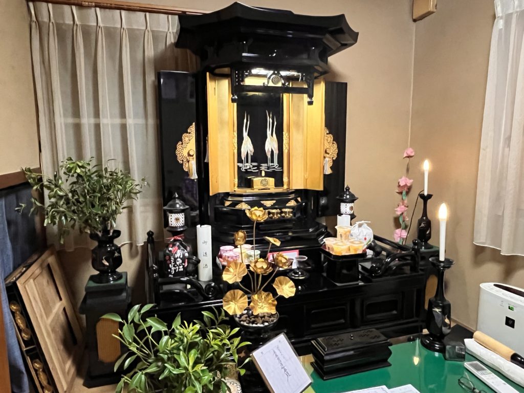 兵庫県西宮市　電動仏壇修理・クリーニング